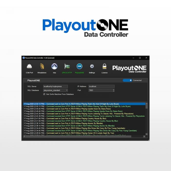 PlayoutONE Data Controller